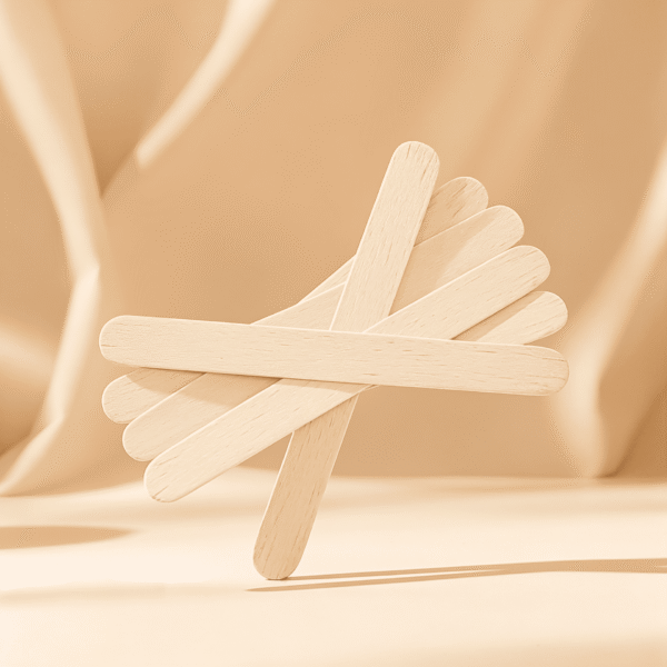 Spatule épilation en bois x50 unités